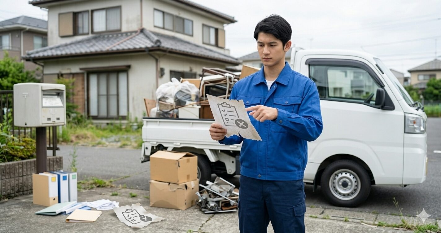 違法な不用品回収業者の見分け方｜ポスト投函のチラシに潜む罠